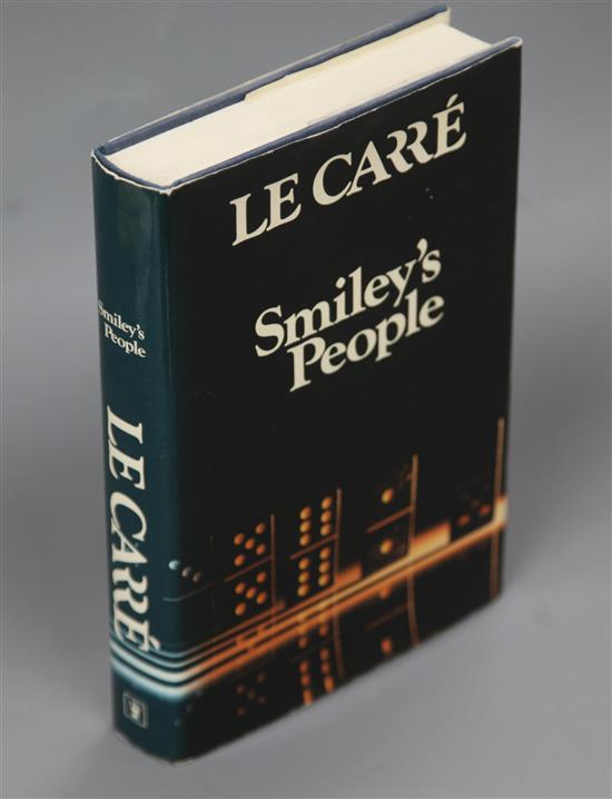 Le Carre - Smileys People, 8vo, cloth, with d.j., signed on inner fly leaf, Holder & Stoughton 1980